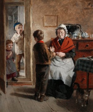 Divided Attention by William Hemsley Oil Painting