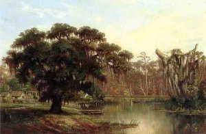 Louisiana Bayou by William Henry Buck - Oil Painting Reproduction