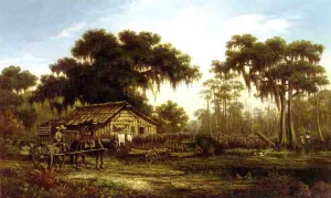 View of Louisiana by William Henry Buck - Oil Painting Reproduction