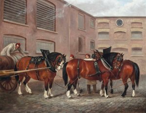 Preparing The Drey by William Henry Davis Oil Painting