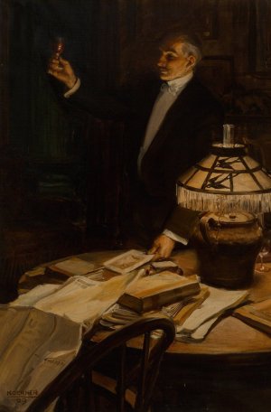 A Toast to You by William Henry Dethlef Koerner Oil Painting