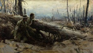 Here and There by William Henry Dethlef Koerner Oil Painting