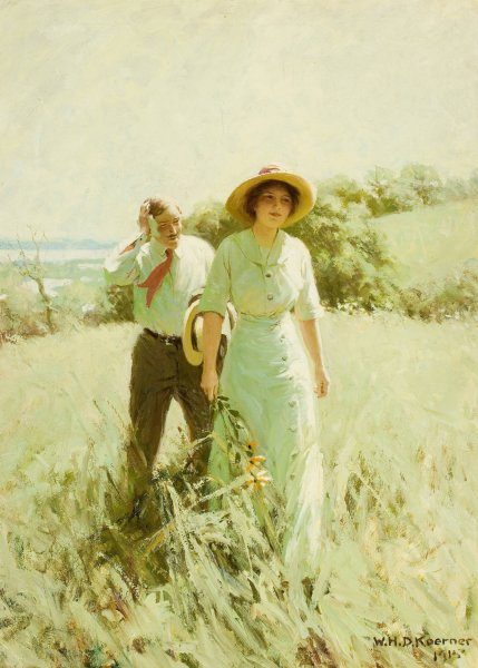 Main Product Photo of The Phoenix — Her Negatives  Painting by William Henry Dethlef Koerner