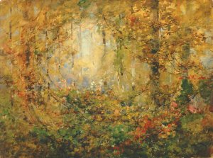 Autumn Tangle by William Henry Holmes Oil Painting