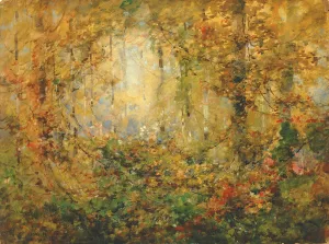 Autumn Tangle by William Henry Holmes Oil Painting