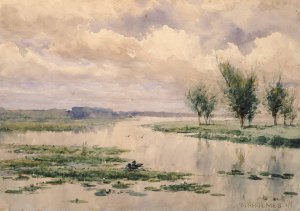 Haines Point by William Henry Holmes Oil Painting