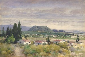 In Mexico by William Henry Holmes Oil Painting