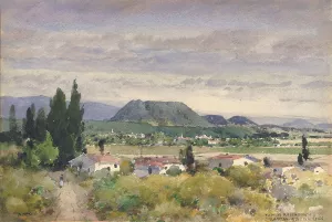 In Mexico by William Henry Holmes Oil Painting