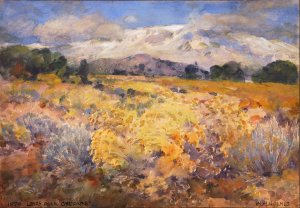 Long's Peak, Colorado Oil painting by William Henry Holmes