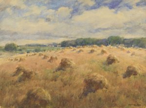 Maryland Wheat Fields by William Henry Holmes Oil Painting