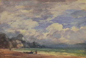 On The California Coast by William Henry Holmes Oil Painting