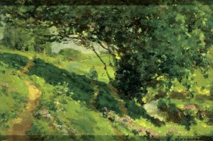 Original Sketch of 'The Wanderlusters' Rest' by William Henry Holmes Oil Painting