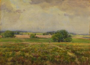 Over The Maryland Fields by William Henry Holmes Oil Painting