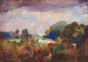 Playing With The Colours by William Henry Holmes Oil Painting