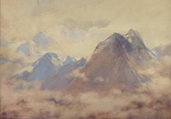 Main Product Photo of The Almighty's Own, An Impression Of The High Andes  Painting by William Henry Holmes