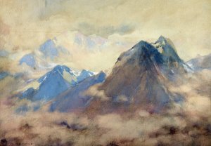 The Almighty's Own, An Impression of the High Andes Oil painting by William Henry Holmes