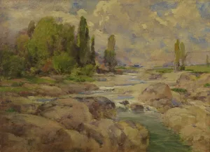 The Normal Rock Creek by William Henry Holmes Oil Painting