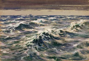 The Open Sea by William Henry Holmes Oil Painting