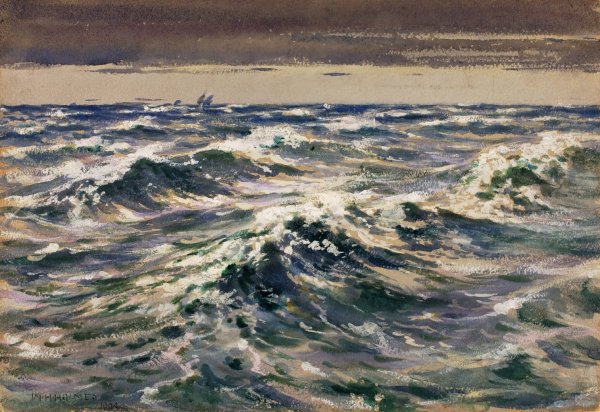 Main Product Photo of The Open Sea  Painting by William Henry Holmes