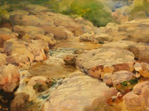The Placid Potomac Oil painting by William Henry Holmes