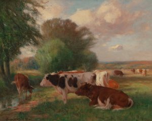 Out of the Heat by William Henry Howe Oil Painting