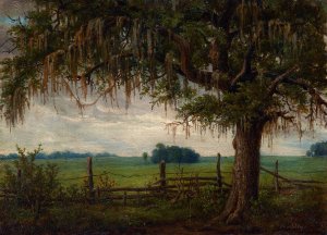 Study for the Surrender of Santa Anna by William Henry Huddle Oil Painting