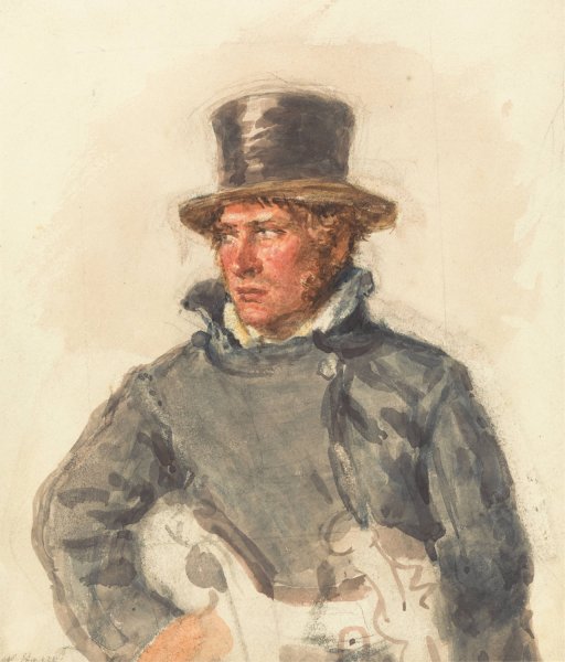 Main Product Photo of A Postillion  Painting by William Henry Hunt