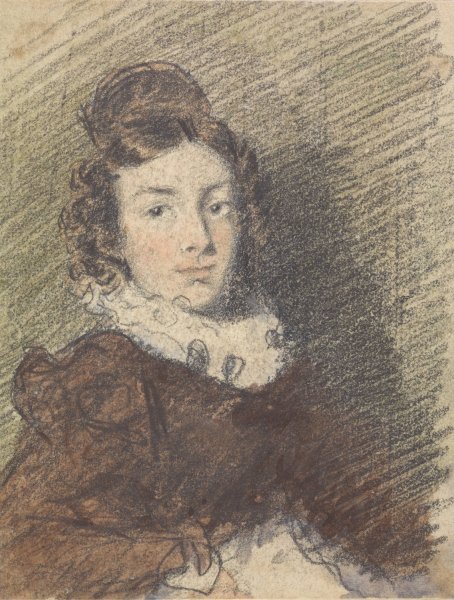 Main Product Photo of Portrait Study of a Girl  Painting by William Henry Hunt