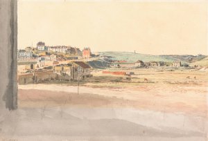 The Flagstaff, Margate by William Henry Hunt Oil Painting