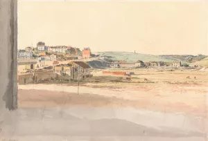 The Flagstaff, Margate by William Henry Hunt Oil Painting