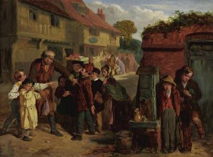 The Broken Window by William Henry Knight Oil Painting