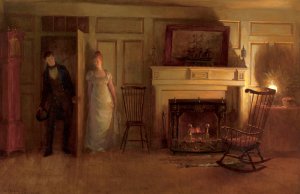 Love's Ambush by William Henry Lippincott Oil Painting