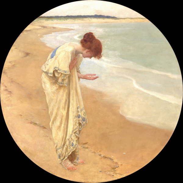 Main Product Photo of The sea hath its pearls  Painting by William Henry Margetson