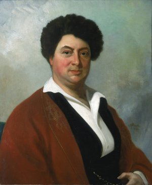 Portrait of Alexandre Dumas by William Henry Powell Oil Painting