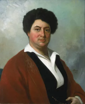 Portrait of Alexandre Dumas by William Henry Powell Oil Painting