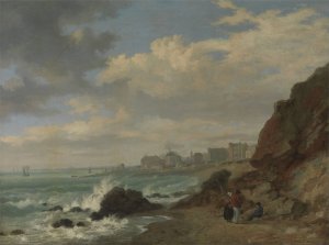 Brighton by William Henry Stothard Scott Oil Painting
