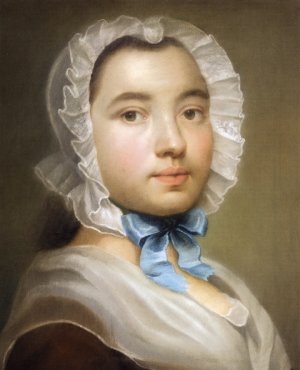 Portrait of a Lady by William Hoar Of Bath Oil Painting