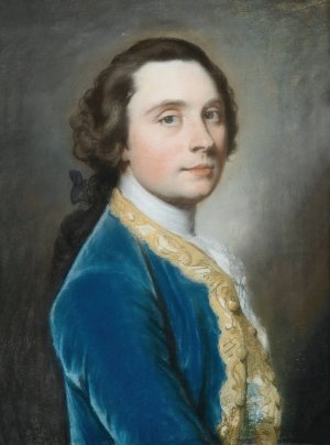 Portrait Of A Gentleman by William Hoare Of Bath Oil Painting