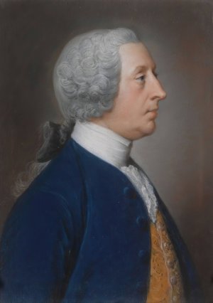 Portrait Of Henry Hoare, 'The Magnificent' of Stourhead by William Hoare Of Bath Oil Painting