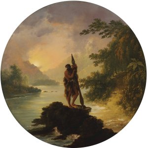 A View in Dusky Bay, New Zealand by William Hodges Oil Painting