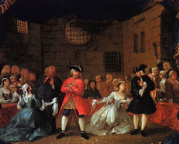 Main Product Photo of A Scene from the Beggar's Opera Painting by William Hogarth