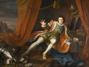 David Garrick as Richard III by William Hogarth Oil Painting
