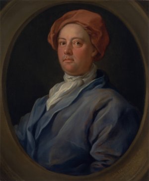 John Palmer, Barrister of the Inner Temple by William Hogarth Oil Painting