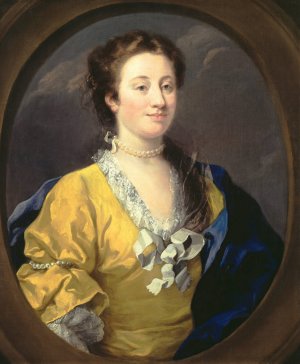 Portrait of a Lady by William Hogarth Oil Painting