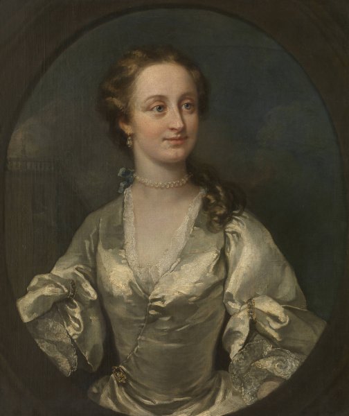 Main Product Photo of Portrait of a young woman  Painting by William Hogarth