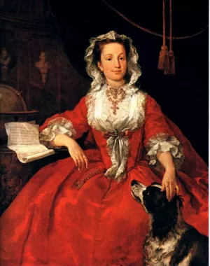 Portrait of Mary Edwards by William Hogarth - Oil Painting Reproduction