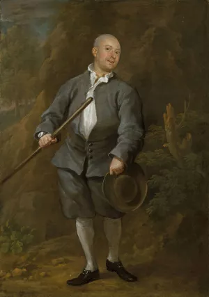 The Pugilist by William Hogarth Oil Painting
