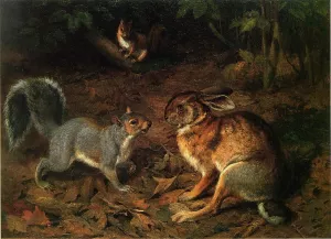 The Gossips by William Holbrook Beard Oil Painting
