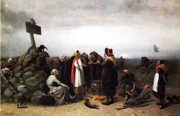 Main Product Photo of The Witches Convention Painting by William Holbrook Beard