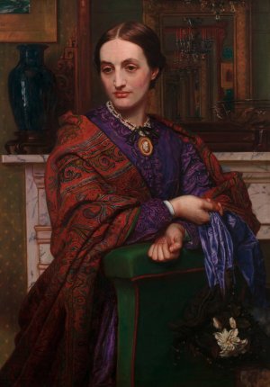 Fanny Waugh Hunt by William Holman Hunt Oil Painting